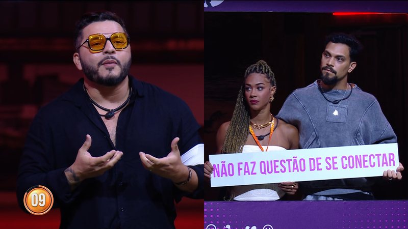 Marcelo detonou Aline e Vinícius no Sincerão do BBB 25 - Reprodução/Globo