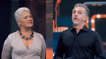 Margareth e Luciano Huck no Acredite Em Quem Quiser, do Domingão - Reprodução/Globo