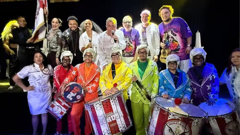 Nada de rainha! Escola de samba Terceiro Milênio escolhe Milton Cunha como rei de bateria - Foto: Rafael Gómez/Divulgação/Estrela do Terceiro Milênio