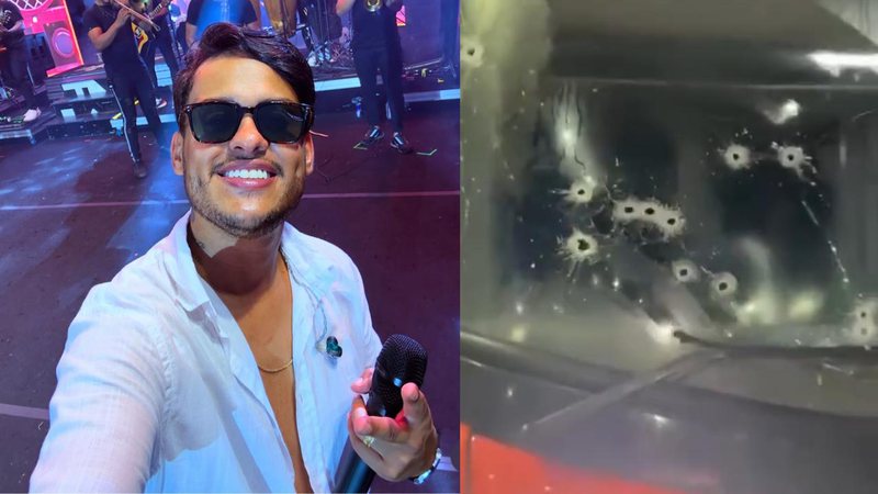 Ônibus do cantor Thiago Aquino é alvo de tiros na estrada em tentativa de assalto - Reprodução/ Instagram