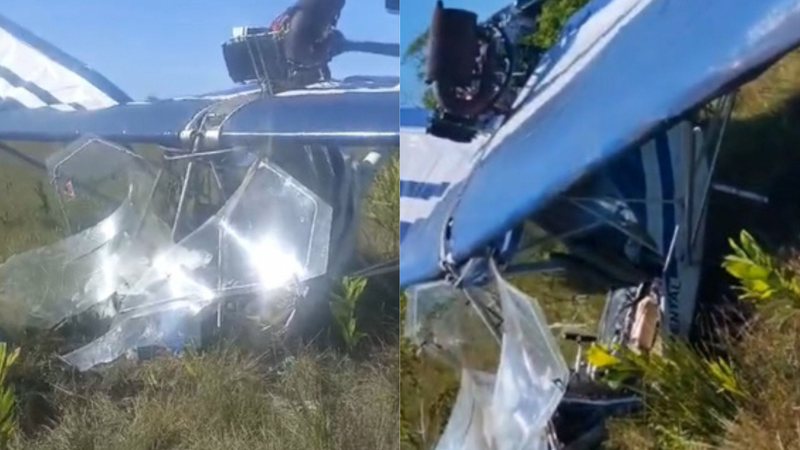 Tragédia! Avião cai em Prado, no sul na Bahia; veja o vídeo - Reprodução/Instagram