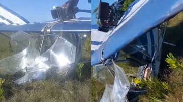 Tragédia! Avião cai em Prado, no sul na Bahia; veja o vídeo - Reprodução/Instagram