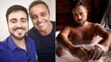 Rafael Machado ao lado de Gugu Liberato; jornalista tem investido no universo 18+ - Divulgação