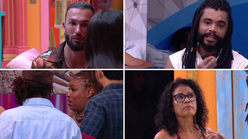 Primeira rivalidade da temporada é entre Camilla e Thamiris contra Vilma e Diogo; Sincerão causa treta e climão - Reprodução/Globo