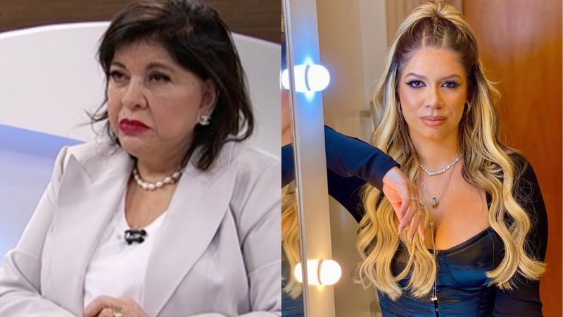 Roberta Miranda foi impedida de gravar com Marília Mendonça: 'Ela já não atendia' - Reprodução/ TV Cultura e Instagram