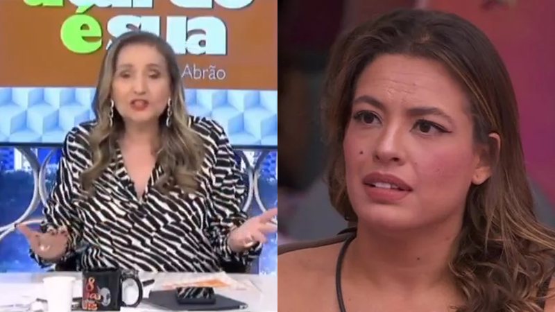 Sonia Abrão culpou Bia do Brás pelas mudanças nos shows do BBB - Reprodução/RedeTV!/Globo