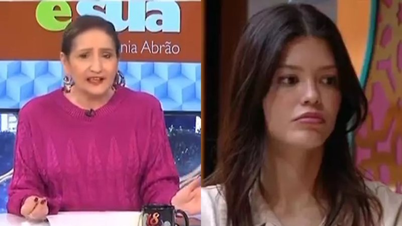 Sonia Abrão criticou um atitude de Vitória Strada no BBB 25 - Reprodução/RedeTV!/Globo