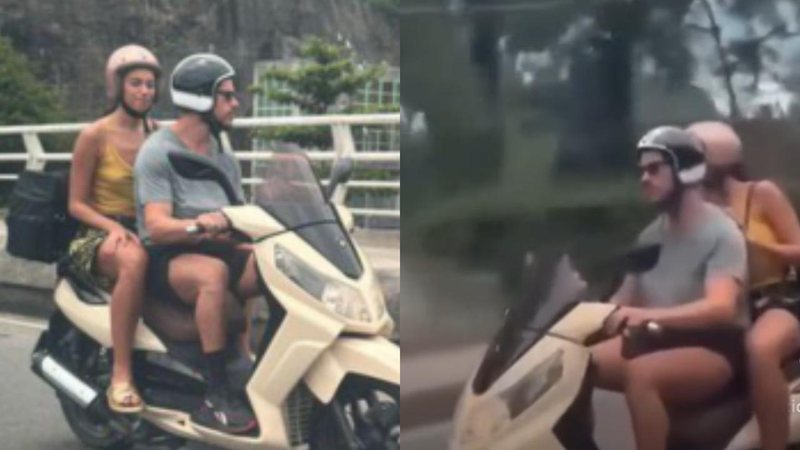 Tá rolando? José Loreto e Alane Dias são flagrados andando de moto; confira - Reprodução/ Instagram