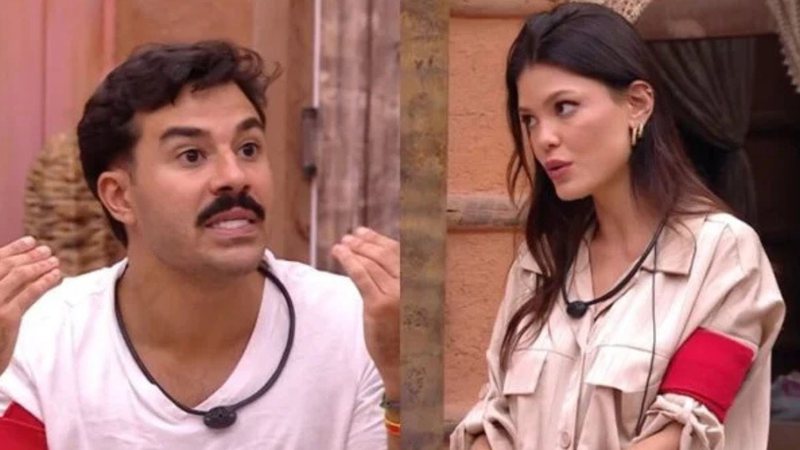 BBB25: Vitória Strada e Mateus protagonizam climão: 'Posso terminar de falar?' - Reprodução/Globo