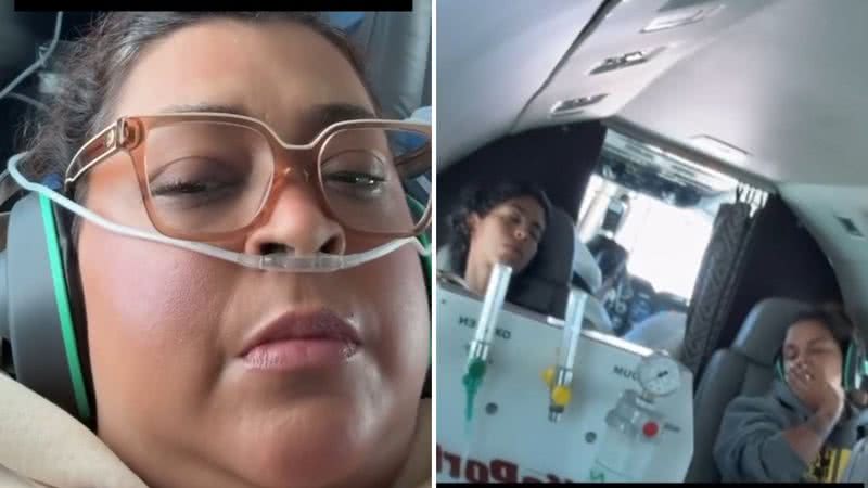 Preta Gil surge em UTI aérea ao lado da irmã e revela transferência para SP