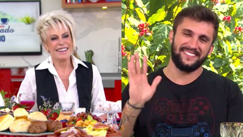 No 'Mais Você', Ana Maria Braga debocha e deixa Arthur do BBB21 sem graça: "Benefícios da banana" - Reprodução/TV Globo