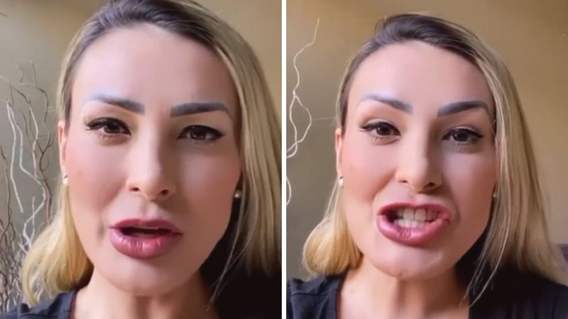 Atacada, Andressa Urach solta o verbo nas redes sociais e se revolta contra religiosos: "Raça de víboras" - Reprodução/TV Globo