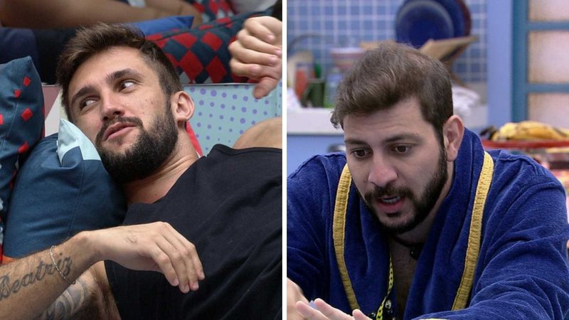 BBB21: Pode isso? Acreditando em sua eliminação, Arthur propõe acordo financeiro com Caio: "Tá me devendo" - Reprodução/TV Globo