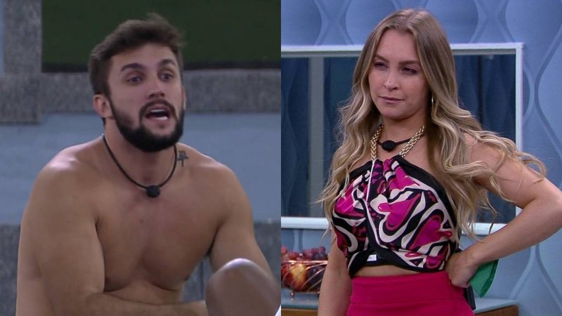 BBB21: Alguém avisa? Arthur volta a considerar relacionamento com Carla Diaz pós-reality: "Eu gosto dela" - Reprodução/TV Globo