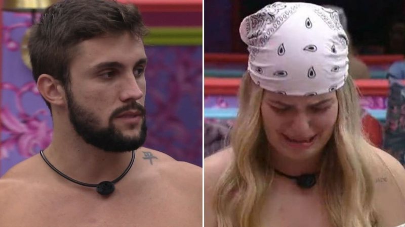 BBB21: Abalado, Arthur volta a atrás e lamenta voto decisivo em Viih Tube: "Botei a menina no paredão" - Reprodução/Gshow