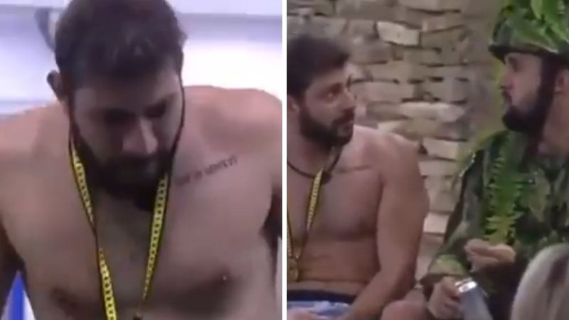 BBB21: Fãs percebem flerte entre Caio e Arthur após diálogo picante: "Vou com você no banheiro" - Reprodução/TV Globo