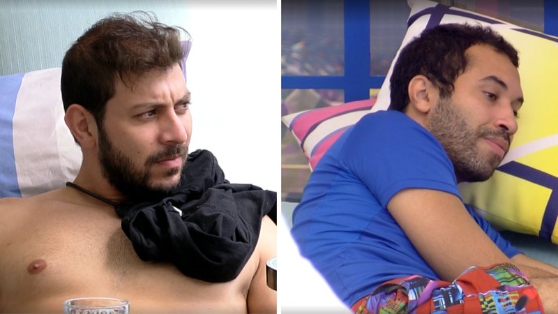 BBB21: Caio e Gilberto se desentendem ao falarem sobre dinâmica de jogo: "Cada um é cada um" - Reprodução/TV Globo