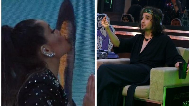 BBB21: Fiuk tem crise de ciúmes após Juliette 'beijar' em festa Luan Santana: "Eu tô namorando" - Reprodução/TV Globo