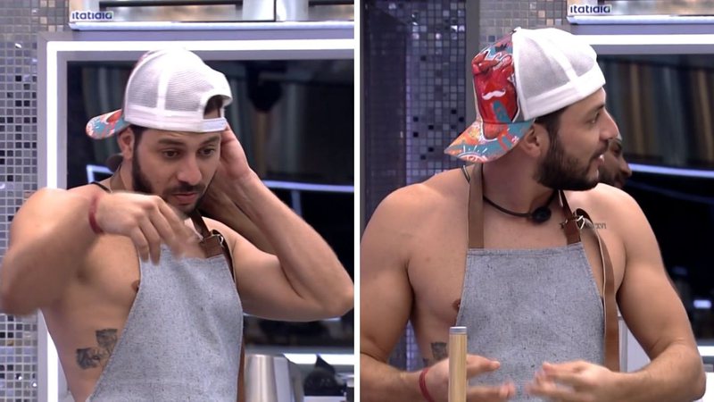 BBB21: Caio se irrita e critica brother por ter levado a fama com especialidade sua: "Ninguém me deu mérito" - Reprodução/TV Globo