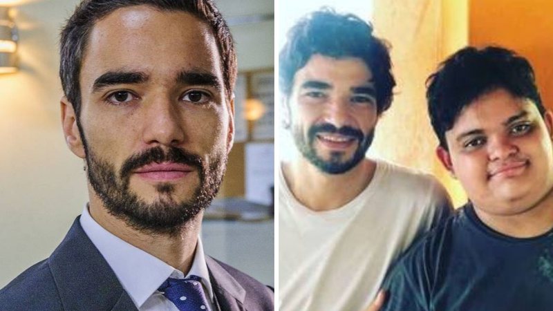 Caio Blat desabafa ao falar da relação com o filho mais velho, Antonio: "Fiquei muitos anos fora da vida dele" - Reprodução/TV Globo