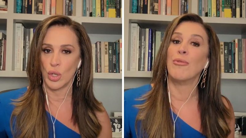 Claudia Raia faz relato assustador ao golpear assediador com objeto de porcelana: "Eu corri para o meio da rua" - Reprodução/TV Globo