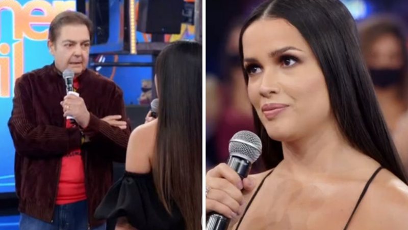 No Domingão, Juliette fica em choque ao descobrir que Faustão vai sair da Globo no final do ano: "Achei que era fofoca" - Reprodução/TV Globo