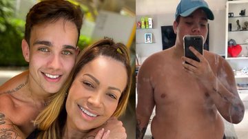 Filho de Solange Almeida surpreende com antes e depois de cirurgia bariátrica: "Menos 70 kg" - Reprodução/Instagram