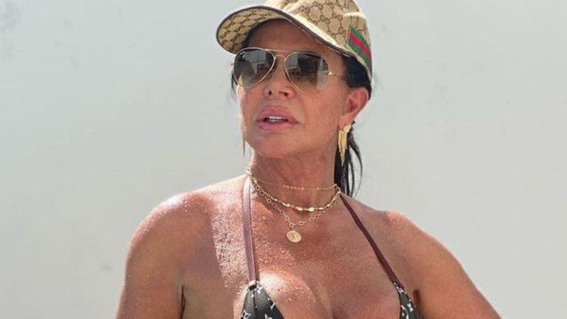 Gretchen mostra corpão sarado em clique sem filtros aos 61 anos - Arquivo Pessoal