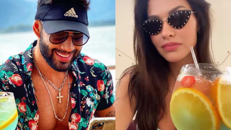 Oficialmente separados, Gusttavo Lima e Andressa Suita curtem passeio de iate juntos: “Deixa a vida acontecer” - Reprodução/Instagram