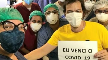 Após 13 dias internado em tratamento da Covid-19, Heitor Martinez recebe alta: “Nós vencemos” - Reprodução/Instagram