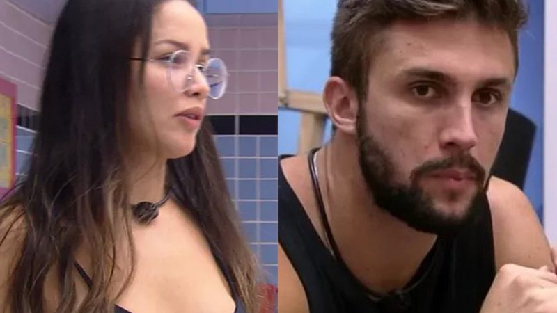 Juliette alfinetou Arthur no BBB21 - Reprodução/TV Globo