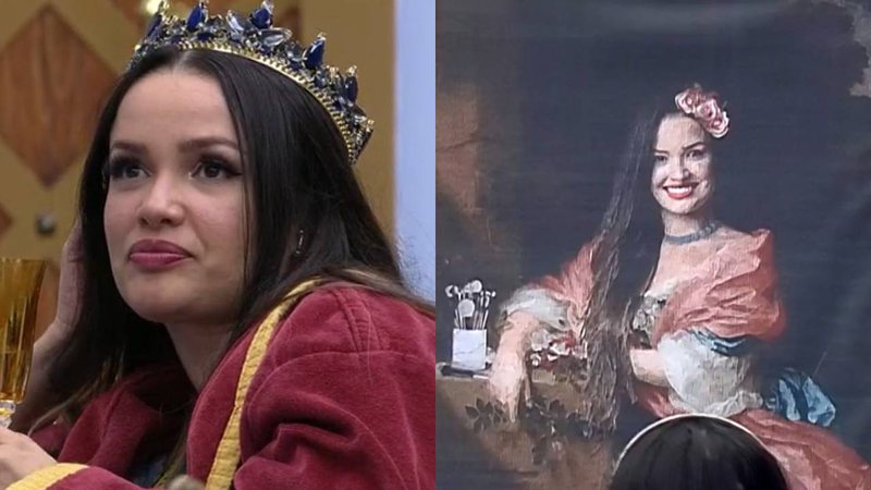 BBB21: Juliette esculacha produção ao ver seu quadro no Quarto do Líder: "Fiquei com cara de velha" - Reprodução/TV Globo