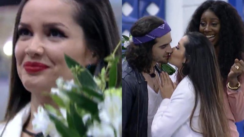 BBB21: Rolou um clima? Juliette e Fiuk aproveitam brincadeira e trocam beijo: “O amor, ele venceu” - Reprodução/TV Globo