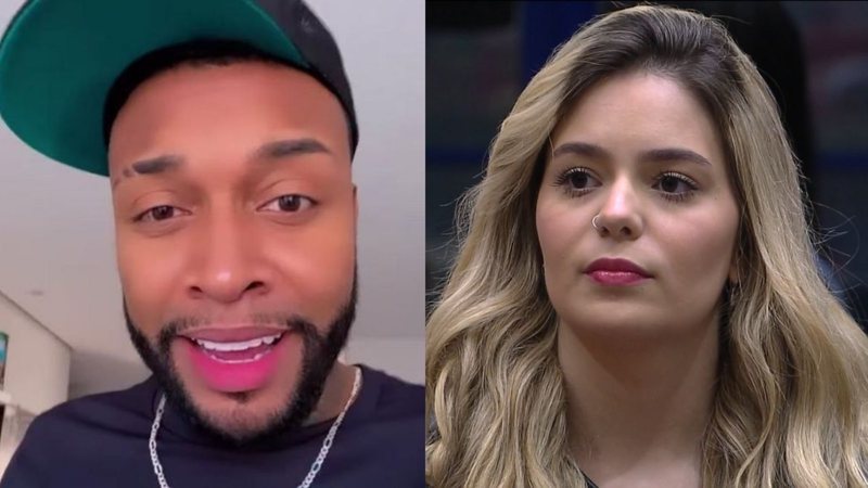 Tal pai, tal filha! Eliminado com rejeição, Nego Di ironiza índice de votos de Viih Tube: "Orgulho" - Reprodução/Instagram e Gshow