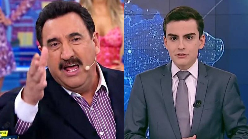 Sem paciência, Ratinho desce a lenha em Dudu Camargo e sugere demissão do SBT: "Só o Silvio gosta dele" - Reprodução/SBT