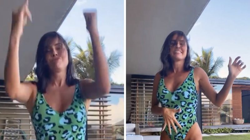 Aos 41 anos, Deborah Secco dança de maio cavado em sua mansão e corpo choca fãs: "Só não pode se apaixonar" - Reprodução/TV Globo