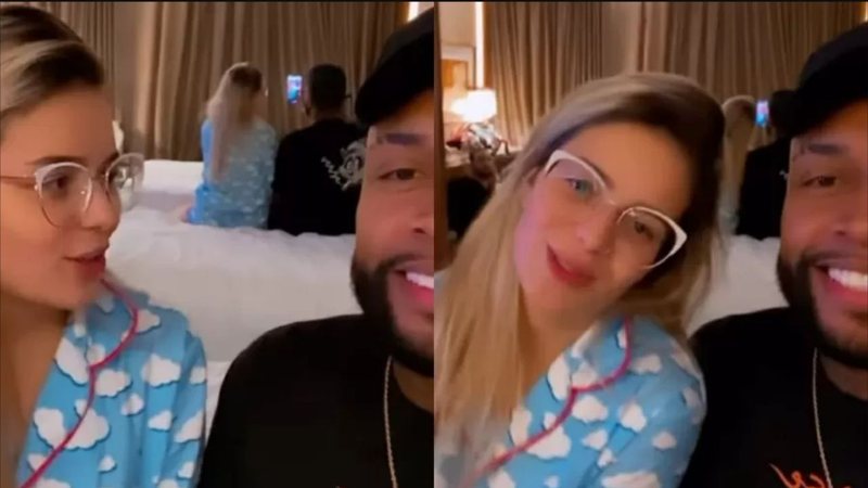 BBB21: Nego Di reencontra Viih Tube em quarto de hotel e alfineta a sua 'filha': "Tomou banho?" - Reprodução/Instagram