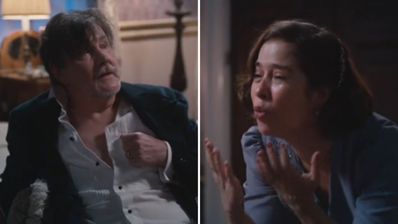 Após Matias assumir a paternidade da filha de Heloísa, o público elogiaram a atuação de Paloma Duarte e Antonio Calloni; confira - Reprodução/TV Globo