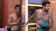 Pedro Scooby deu o que falar ao reagir de maneira inesperada ao susto que tomou de Arthur Aguiar no BBB22 - Reprodução/TV Globo