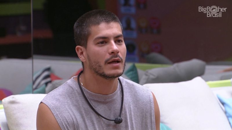 Arthur Aguiar reagiu à reação inesperada que recebeu no queridômetro ao retornar ao BBB22 - Reprodução/TV Globo