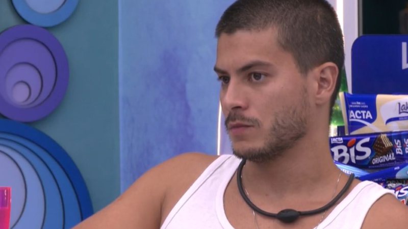 BBB22: Desleal? Arthur critica discurso de sister durante paredão: "Tô chateado" - Reprodução / TV Globo