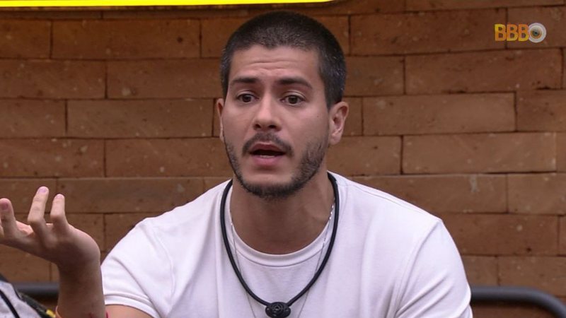 Arthur Aguiar debochou da forma como Eliezer aproveitou sua primeira liderança no BBB22 - Reprodução/TV Globo