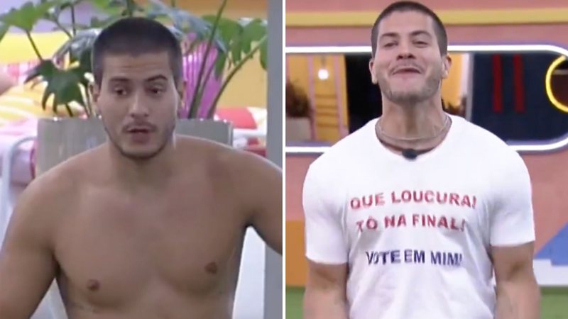 BBB22: Olho gordo? Após ir pra final, Arthur Aguiar se machuca e pede atendimento médico - Reprodução/TV Globo