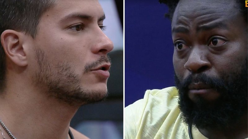 BBB22: De volta, Arthur Aguiar confronta DG: "Você falou que ficou feliz" - Reprodução/TV Globo