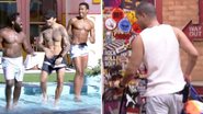 BBB22: Sozinho, Arthur Aguiar faz as malas enquanto brothers dançam felizes na piscina - Reprodução/TV Globo