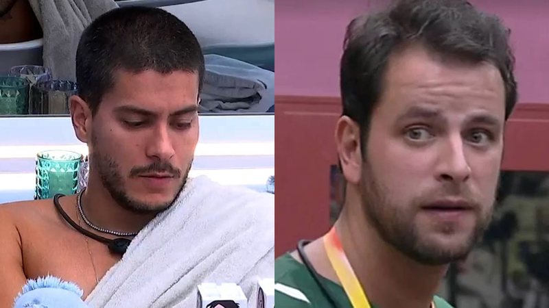 Arthur comentou sobre a forma como Gustavo se portou no game após sua falsa eliminação do BBB22 - Reprodução/TV Globo