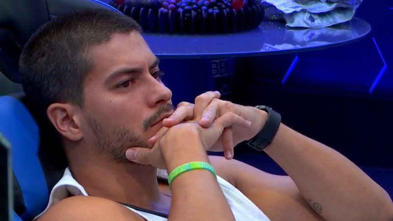 BBB22: Arthur se irrita e promete se vingar de brother: "Vai ter uma surpresa" - Reprodução / TV Globo