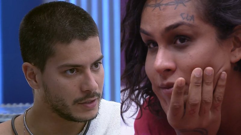 Arthur Aguiar quer confrontar Linn da Quebrada no próximo jogo da discórdia do BBB22 - Reprodução/TV Globo