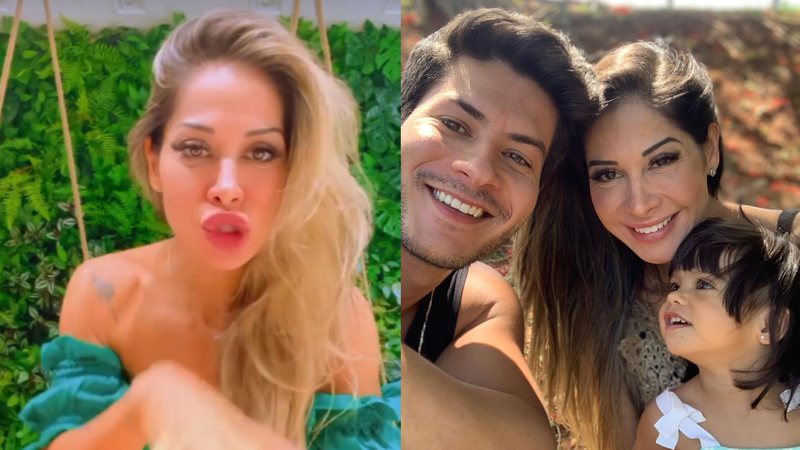 BBB22: Filha de Arthur Aguiar é atacada e Maíra Cardi se desespera - Instagram