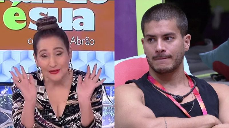 BBB22: Sonia Abrão fica em choque com decisão de equipe de Arthur - Reprodução/RedeTV!/Globo